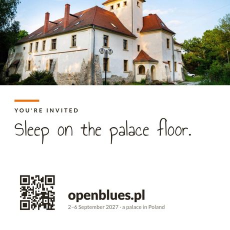 Sleep on the palace floor.